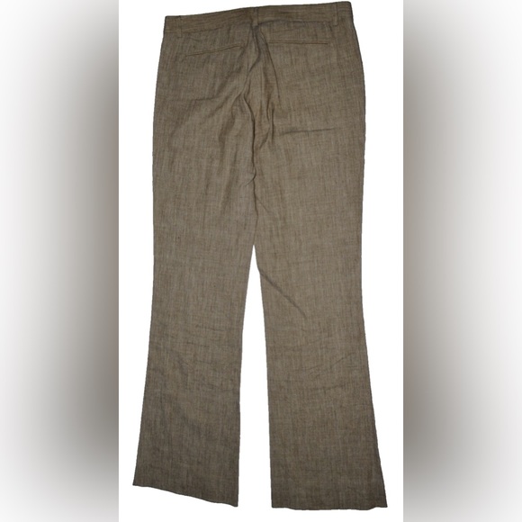 BCBGMAXAZRIA NEW SZ 0 XS LINEN BLEND SLIGHTLY STRETCHY DRESS PANTS - Picture 2 of 8
